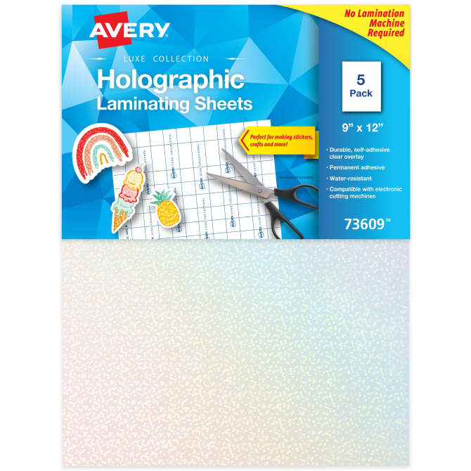 Laminating paper top